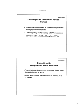 A New Dawn: Managing Growth and Meeting Market Demand Page 8