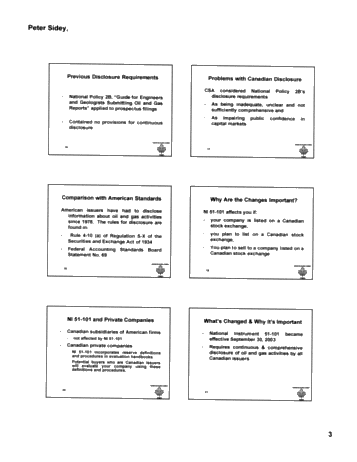 New Reserve Reporting Requirements for Canadian Oil and Gas Companies Page 6