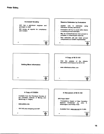 New Reserve Reporting Requirements for Canadian Oil and Gas Companies Page 18