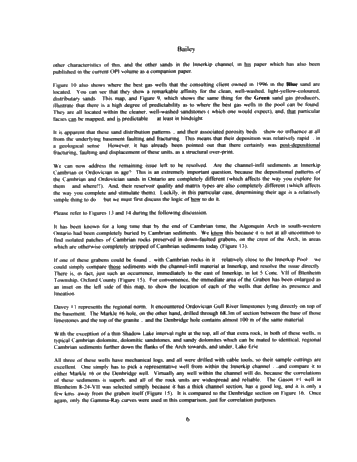 A Geological Model for the Innerkip Gas Pool, Oxford County, Blandford/Blenheim Townships, Ontario Page 6