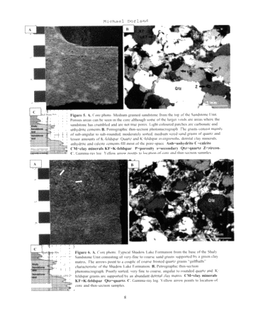 Petrography of Reservoir Rocks From the Innerkip Gas Pool Cambright #76 Core Page 8