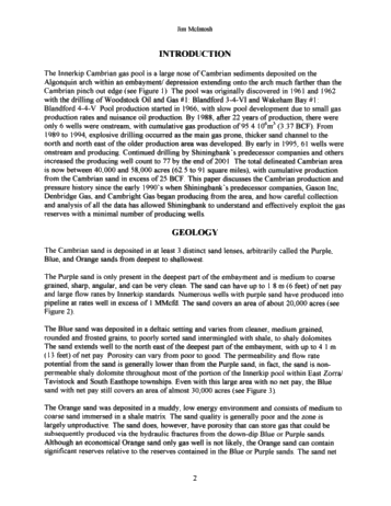 Innerkip Cambrian Gas Pool Pressure and Production History Page 2