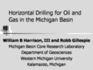 Horizontal Drilling for Oil and Gas in the Michigan Basin Page 1