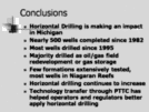Horizontal Drilling for Oil and Gas in the Michigan Basin Page 20