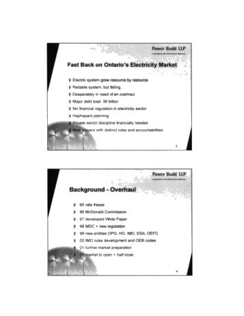 Underground Natural Gas Storage: Solutions for a Constrained Electricity Market Page 2