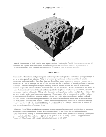 3D Mapping in the Subsurfact of Southern Ontario Using GIS and Digital Petroleum Well Data Page 12