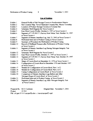 Symposium - Perforation of Product Casing for the Recovery of Product Trapped in the Roof of a Salt Cavern Page 8