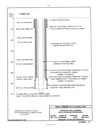 Symposium - Perforation of Product Casing for the Recovery of Product Trapped in the Roof of a Salt Cavern Page 20