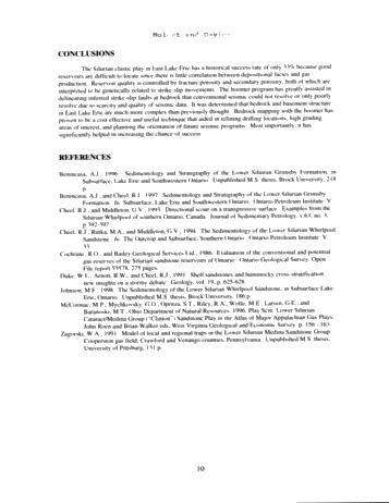 A Model for Exploring and Developing Silurian Clastic Reservoirs in the Appalachian Basin: The East Lake Experience. Page 10