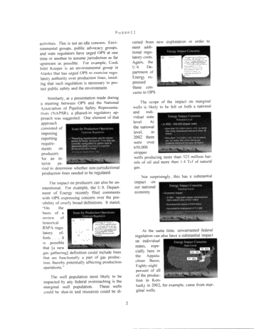 Natural Gas Gathering Line Safety Regulation: After 30 Years - Where Are We? Page 2