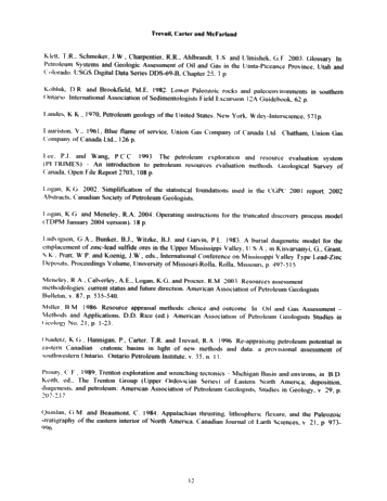 Trenton Black River hydrothermal Dolomite Reservoirs in Ontario: An Assessment of Remaining Potential After 100 Years of Production Page 11
