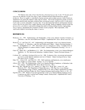 A Model for Exploring and Developing Silurian Clastic Reservoirs in the Appalachian Basin: The East Lake Erie Experience Page 10