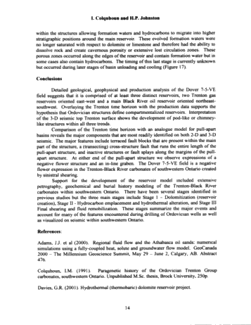 A Comprehensive Evaluation of the Dover 7-5-VE Trenton-Black River Field Page 14