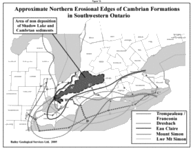 A Comparison of Cambrian Reservoir Rocks Onlapping the SE and NW Sides of the Algonquin Arch in SW Ontario - A Regional Correlation Project Page 22