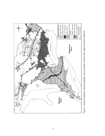 Regional Stratigraphic Synthesis for the Paleozoic of Southern Ontario: An Updated Framework for Ontario's Oil and Gas Industry Page 11