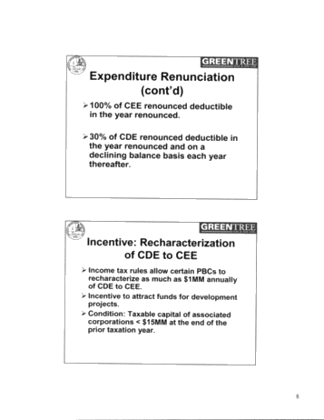 A Primer on the Tax Rules Relating to Flow-Through Shares Page 8