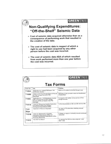 A Primer on the Tax Rules Relating to Flow-Through Shares Page 12