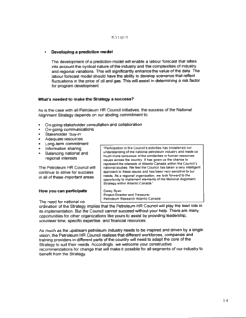 The Workers Industry Needs, When and Where it Needs Them Page 14