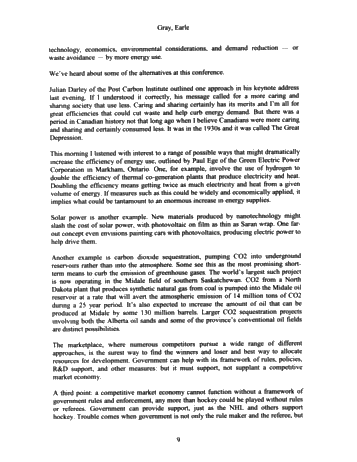 Luncheon Address - Oil and The Threat of a Splintered Canada Page 9