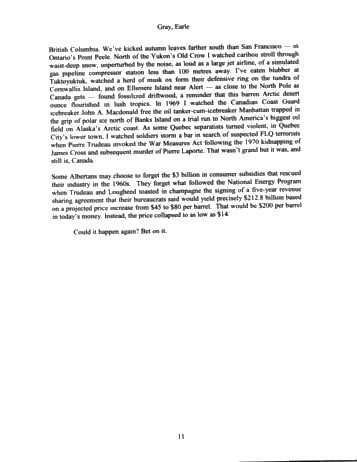 Luncheon Address - Oil and The Threat of a Splintered Canada Page 11