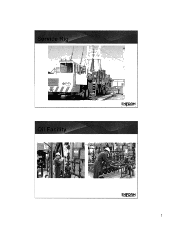 An Update on Training Delivery Within the Canadian Oil and Gas Industry Page 7