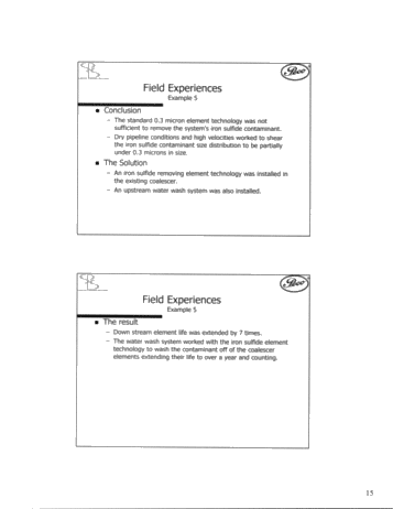 Contaminant Control: A New Approach Page 15