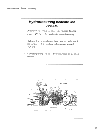 Hydrodynamics at the Ice-Bed Interface - Implications for Hydrocarbon Reserves on Ontario Page 13