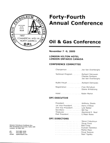 Forty-Fourth Annual Conference Page 1