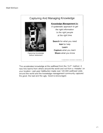 How Technology Challenges Are Changing the Roles for the Exploration and Production Industry Page 15