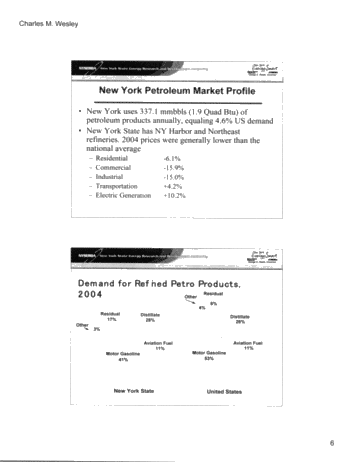 Energy Outlook for 2007 - 2030 Page 6