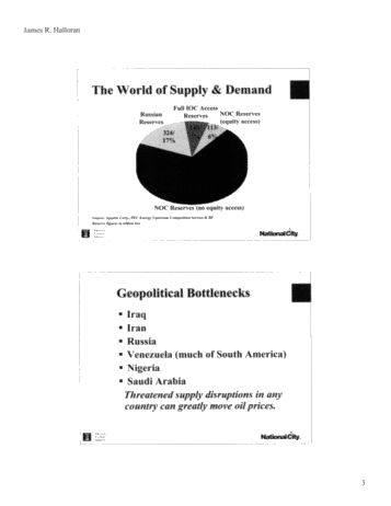 Energy Outlook for 2007 - 2030 Page 4