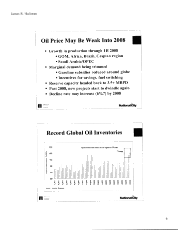 Energy Outlook for 2007 - 2030 Page 7