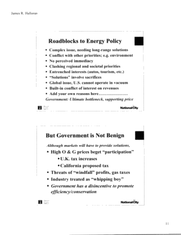 Energy Outlook for 2007 - 2030 Page 12
