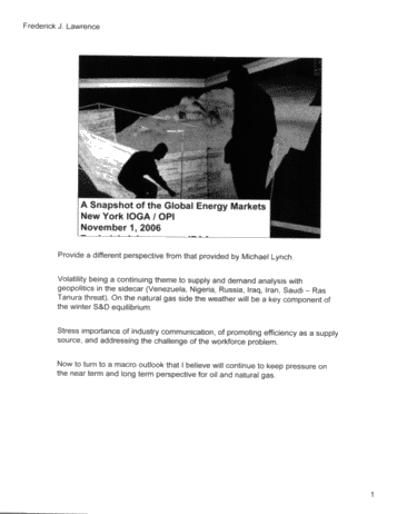 Luncheon Address Page 1
