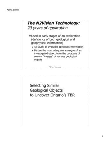 N2Vision Technology Application for Direct Identification of Commerical Hydrocarbons in Trenton-Black River Formations of Ontairo Page 5