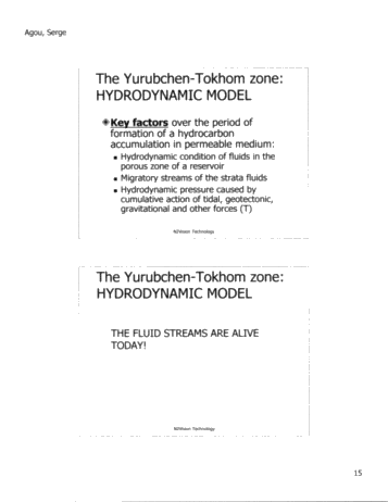 N2Vision Technology Application for Direct Identification of Commerical Hydrocarbons in Trenton-Black River Formations of Ontairo Page 16