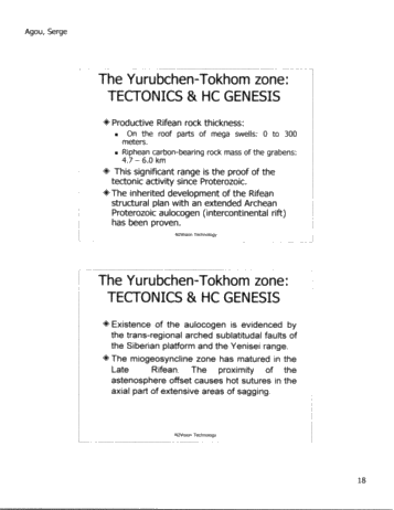 N2Vision Technology Application for Direct Identification of Commerical Hydrocarbons in Trenton-Black River Formations of Ontairo Page 19