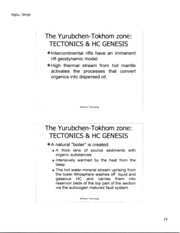 N2Vision Technology Application for Direct Identification of Commerical Hydrocarbons in Trenton-Black River Formations of Ontairo Page 20