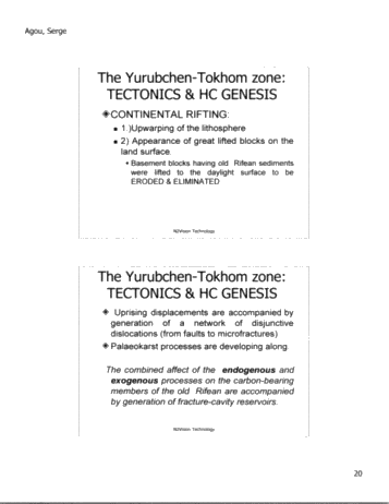 N2Vision Technology Application for Direct Identification of Commerical Hydrocarbons in Trenton-Black River Formations of Ontairo Page 21