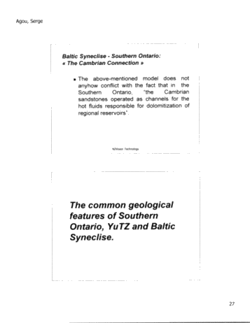 N2Vision Technology Application for Direct Identification of Commerical Hydrocarbons in Trenton-Black River Formations of Ontairo Page 28