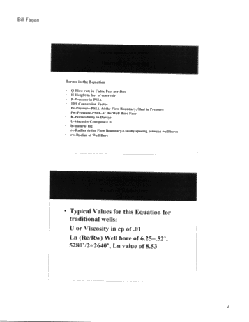 Reservoir Engineering Page 2