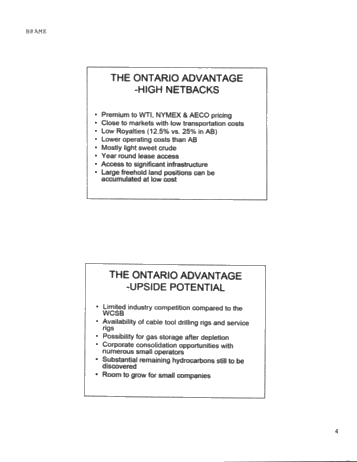 Why Ontario? Page 4