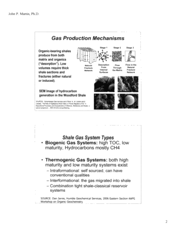 The Status of Shale Gas in New York Page 2