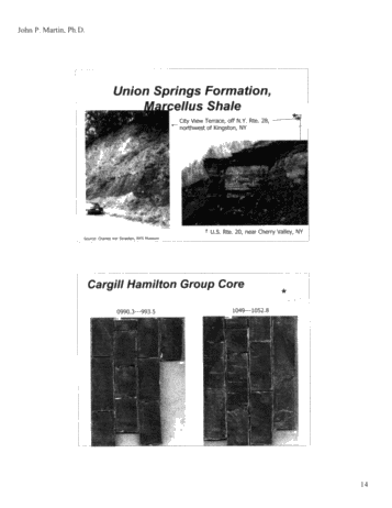 The Status of Shale Gas in New York Page 14