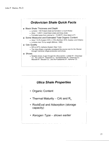 The Status of Shale Gas in New York Page 25