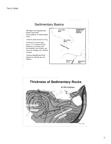 Geological Opportunities for CO2 Sequestration in Ontario Page 3