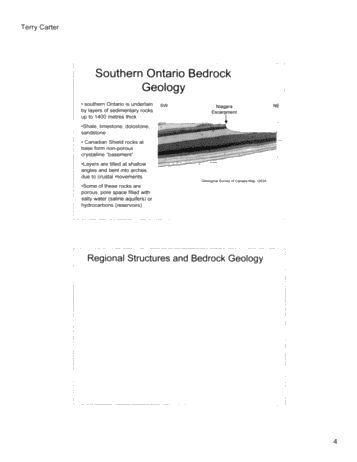Geological Opportunities for CO2 Sequestration in Ontario Page 4