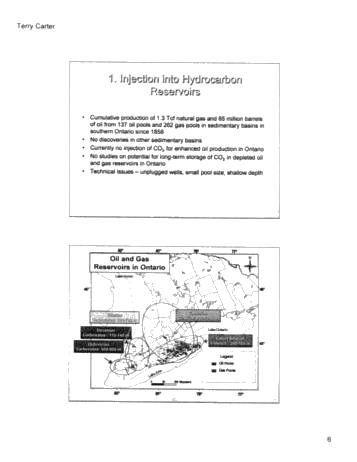 Geological Opportunities for CO2 Sequestration in Ontario Page 6