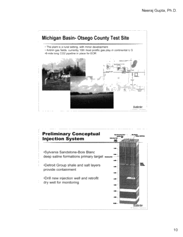 CO2 Capture and Storage in United States and Mid-Western Regional Partnership Page 10