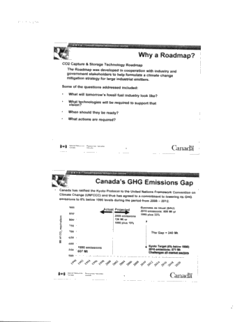 Canada's CO2 Capture and Storage Technology Roadmap Page 2